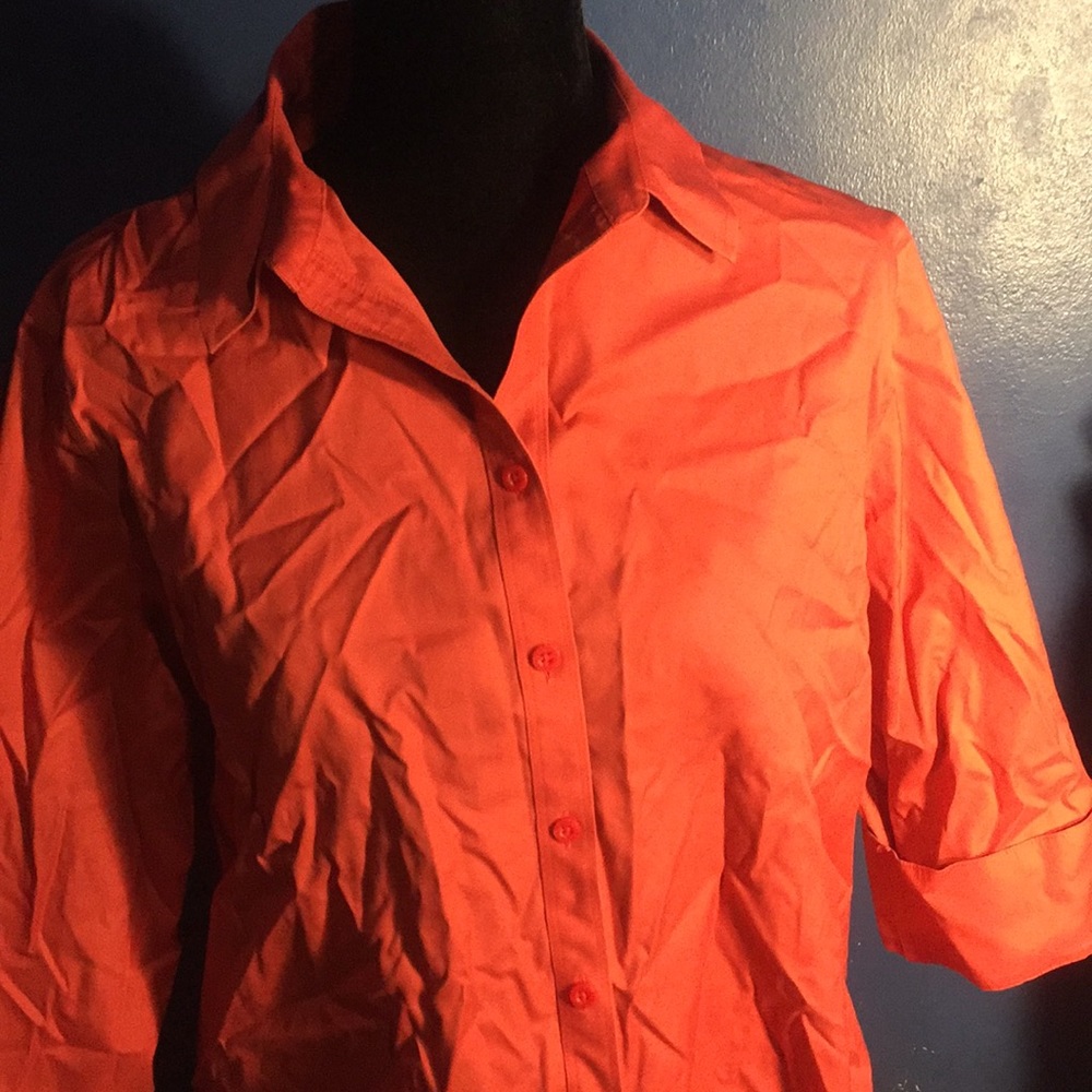 Peach button down - Picture 5 of 5